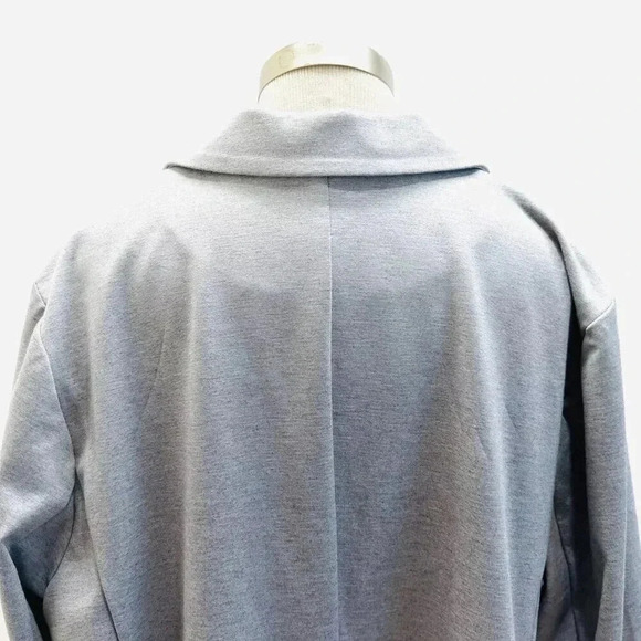 NWT NINE WEST Women Long Sleeve One Button Collared Gray Career Jacket Size 3X - Picture 12 of 15